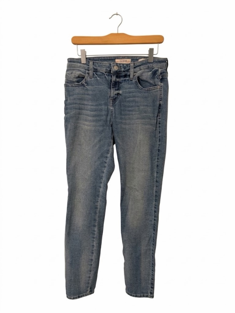 Guess Women's Sexy Curve Jeans in Faded Denim Blue - Size 29